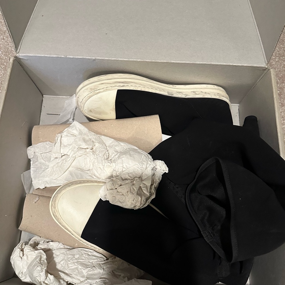 Rick Owen's DRKSHDW Knee boots